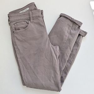 NYDJ women's grey jeans ankle length, size 4
